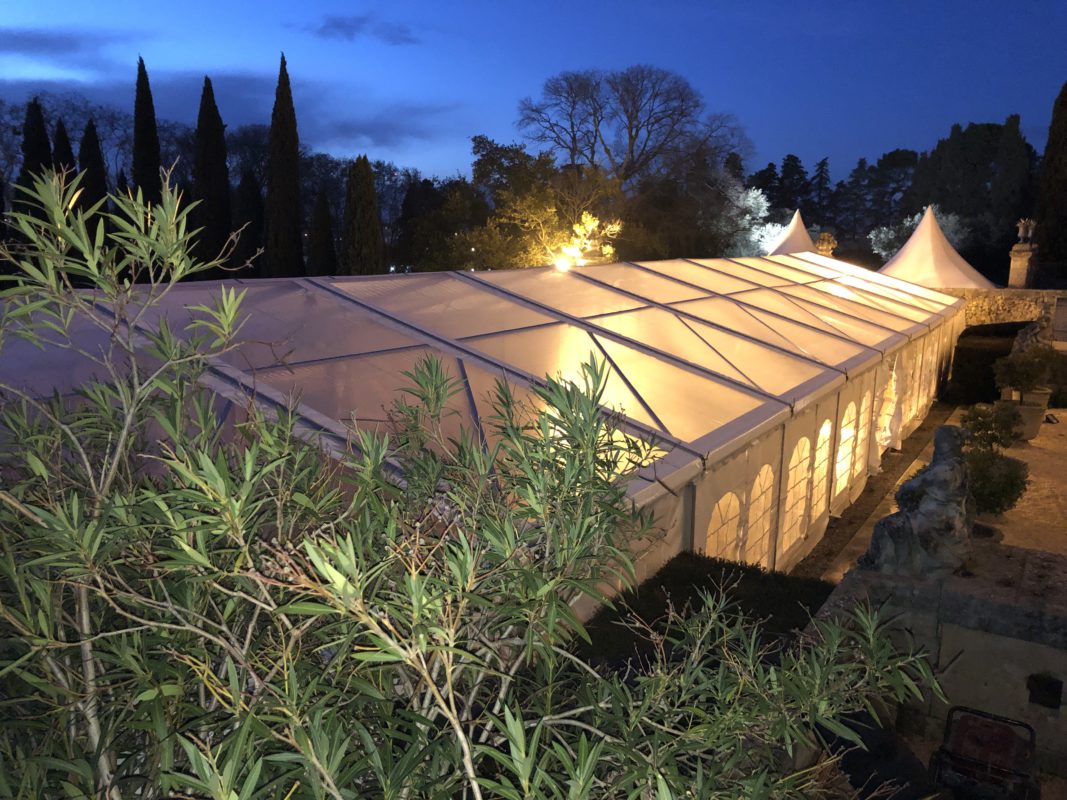 Tente cristal de nuit